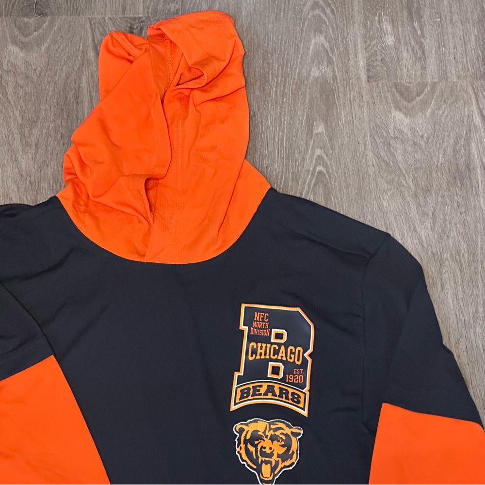 NFL Team Apparel | Youth Large Chicago Bears Orange & Navy Long Sleeve - NWT!